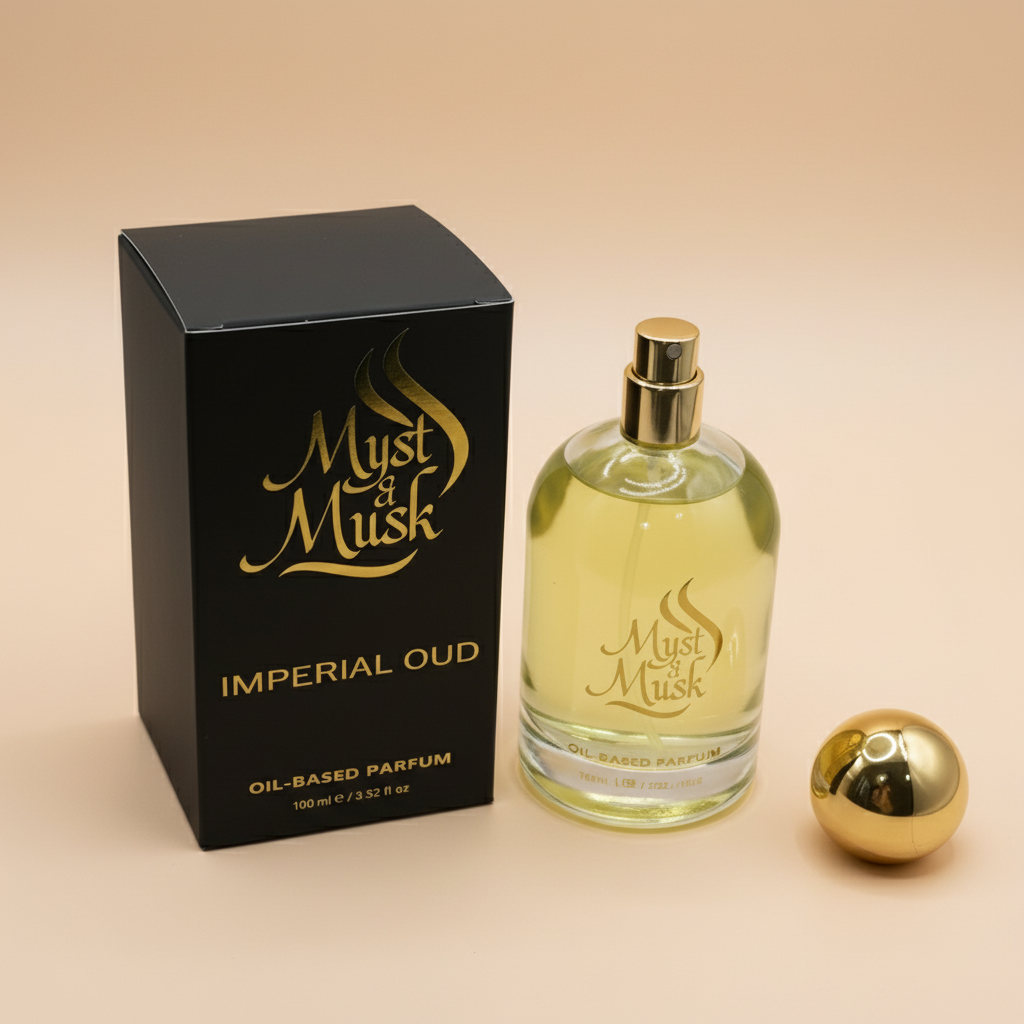 Imperial Oud | Long Lasting Alcohol-Free Perfume – Myst & Musk (30ml / 50ml / 100ml)