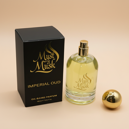 Imperial Oud | Long Lasting Alcohol-Free Perfume – Myst & Musk (30ml / 50ml / 100ml)