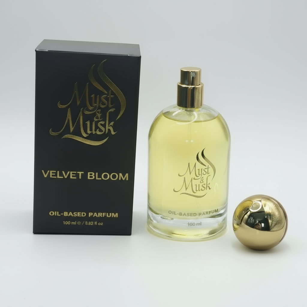 Velvet Bloom – Luxury Alcohol-Free Parfum - Myst & Musk (30ml / 50ml / 100ml)
