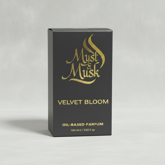 Velvet Bloom – Luxury Alcohol-Free Parfum - Myst & Musk (30ml / 50ml / 100ml)