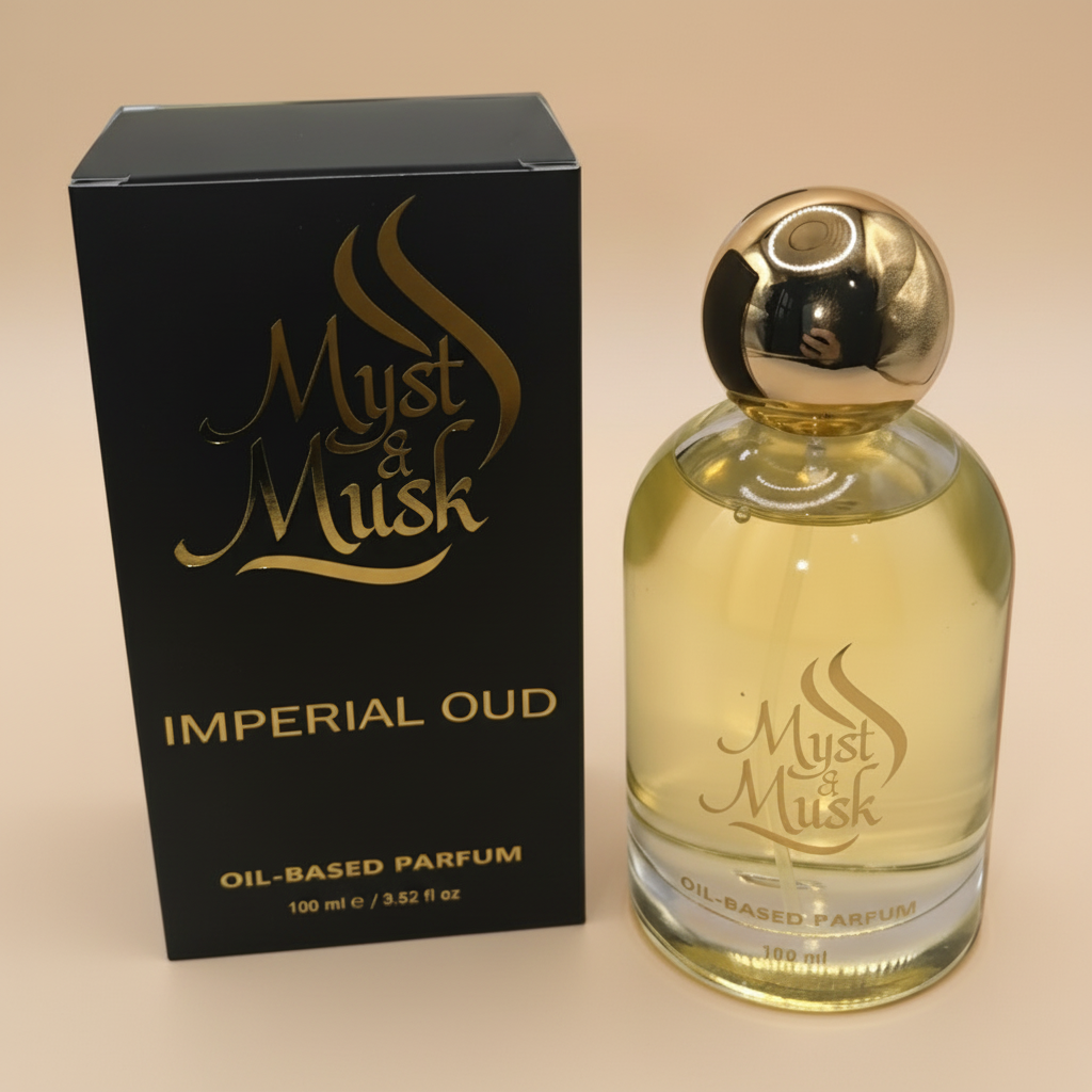 Imperial Oud | Long Lasting Alcohol-Free Perfume – Myst & Musk (30ml / 50ml / 100ml)