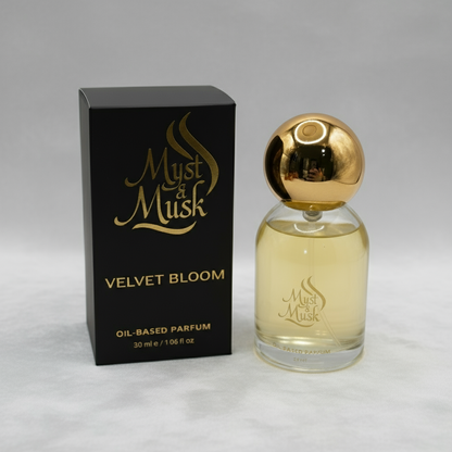 Velvet Bloom – Luxury Alcohol-Free Parfum - Myst & Musk (30ml / 50ml / 100ml)