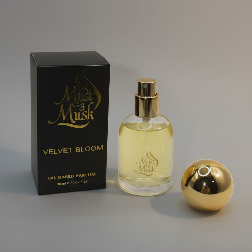 Velvet Bloom – Luxury Alcohol-Free Parfum - Myst & Musk (30ml / 50ml / 100ml)