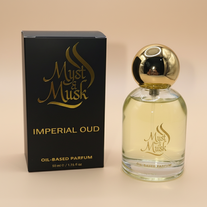 Imperial Oud | Long Lasting Alcohol-Free Perfume – Myst & Musk (30ml / 50ml / 100ml)