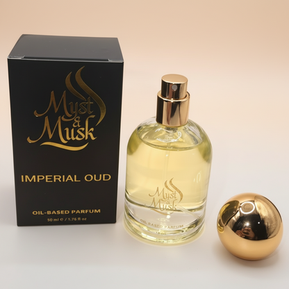 Imperial Oud | Long Lasting Alcohol-Free Perfume – Myst & Musk (30ml / 50ml / 100ml)
