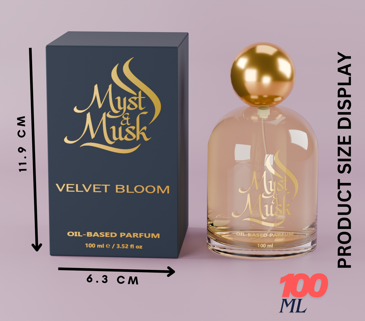 Velvet Bloom – Luxury Alcohol-Free Parfum - Myst & Musk (30ml / 50ml / 100ml)