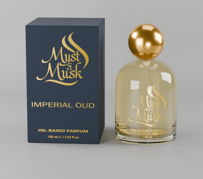 Imperial Oud | Long Lasting Alcohol-Free Perfume – Myst & Musk (30ml / 50ml / 100ml)