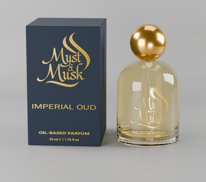 Imperial Oud | Long Lasting Alcohol-Free Perfume – Myst & Musk (30ml / 50ml / 100ml)
