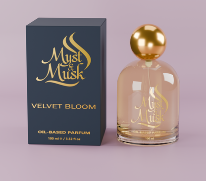 Velvet Bloom – Luxury Alcohol-Free Parfum - Myst & Musk (30ml / 50ml / 100ml)